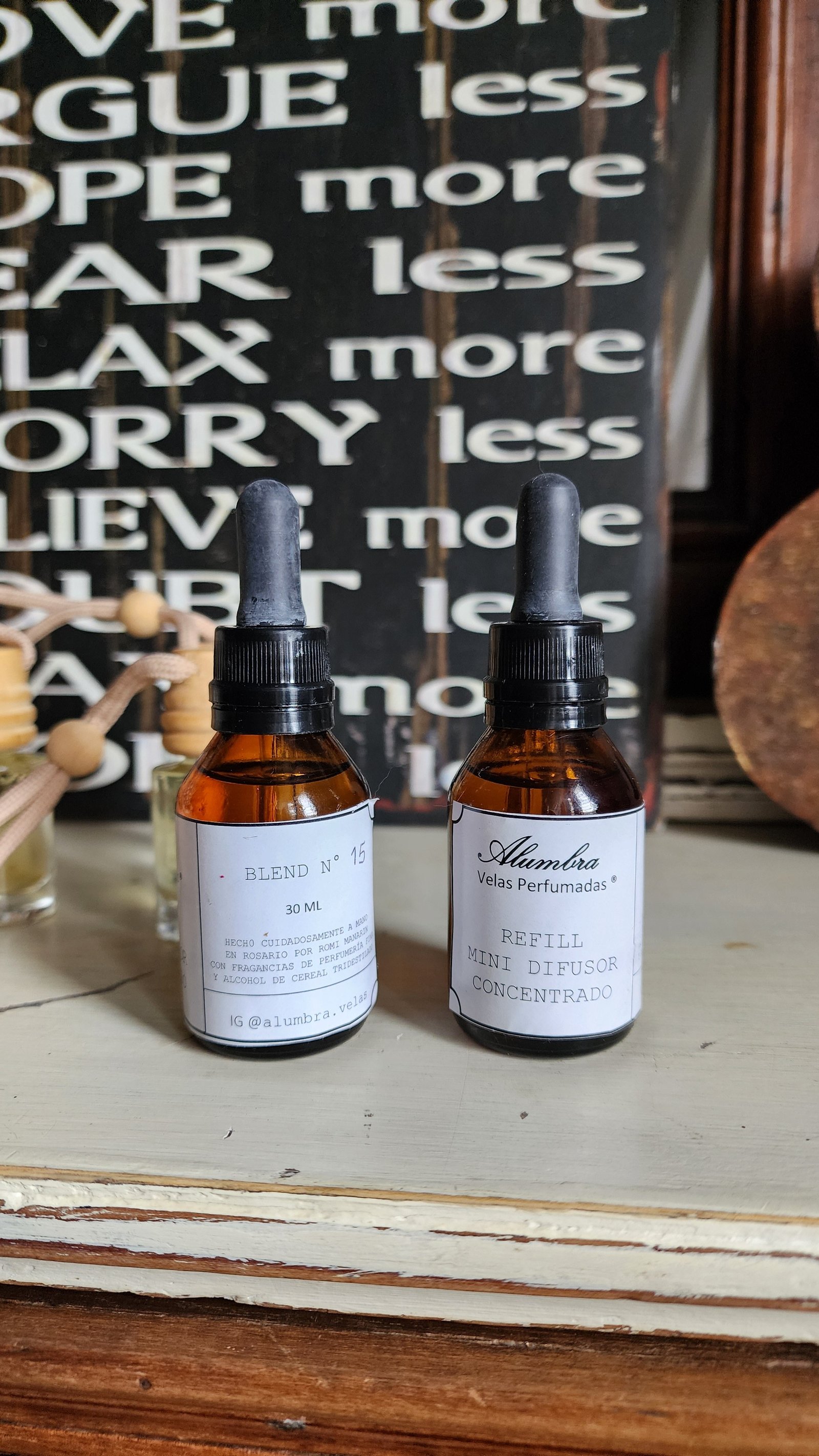Refill concentrado Difusor Colgante 30ml